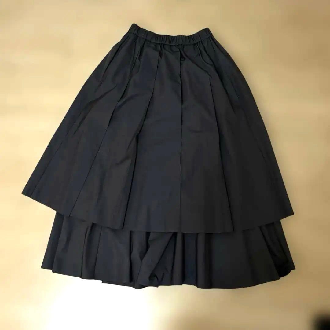 layered pleats skirt ナゴンスタンス