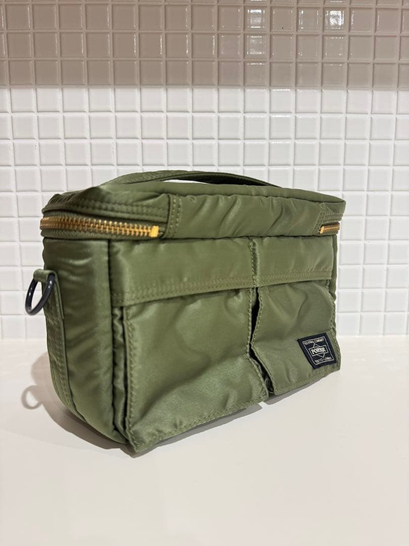 【激レア】超美品 廃盤 ポーター タンカー カメラバッグ S セージグリーン