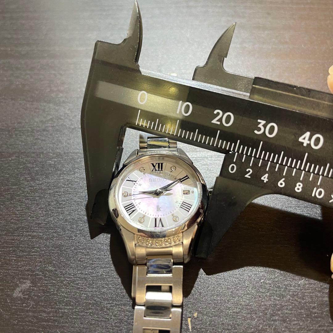 セイコー SEIKO ルキアヤセ 限定品 15Pダイヤ電波ソーラー