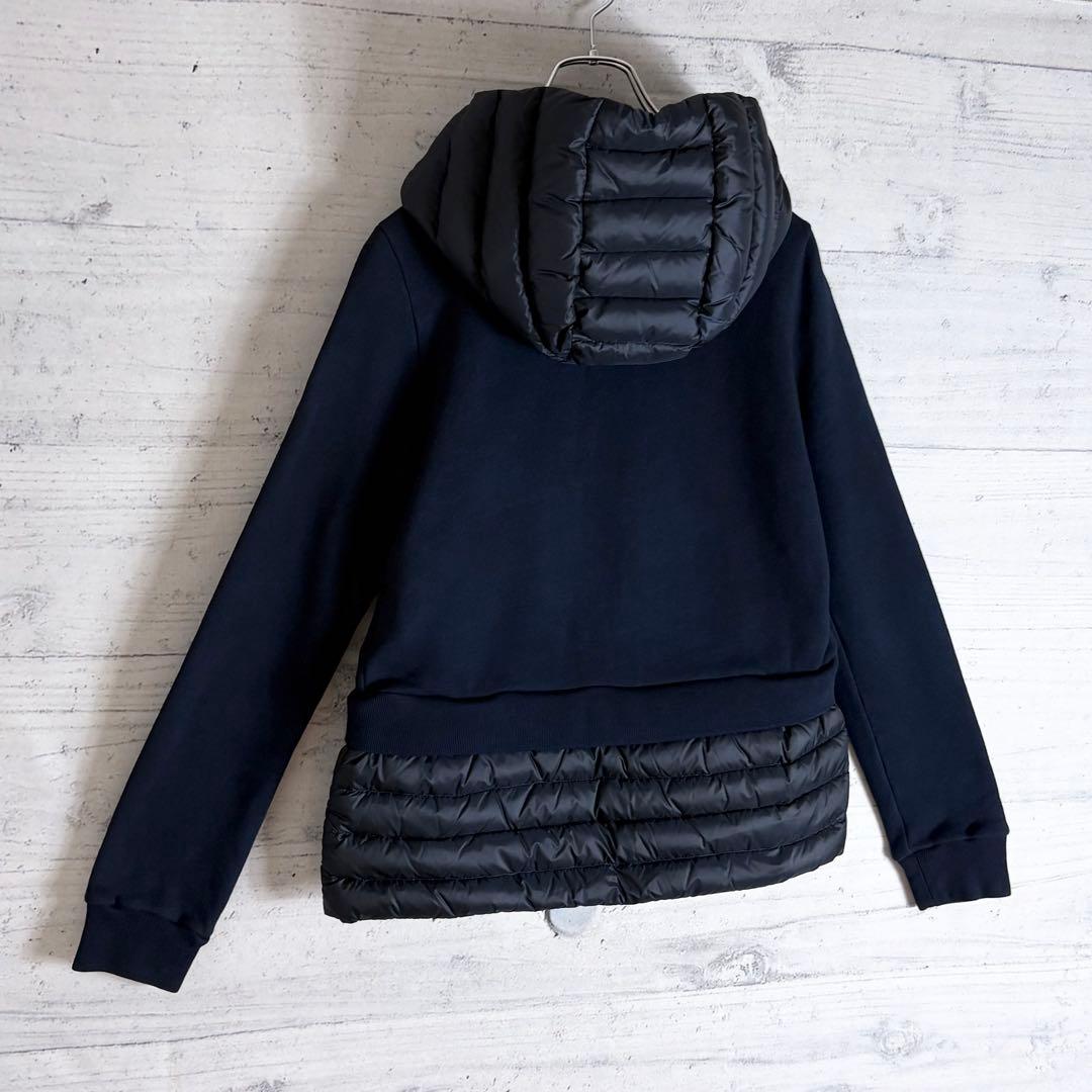 モンクレール マグリア カーディガン ダウン スウェット フード M