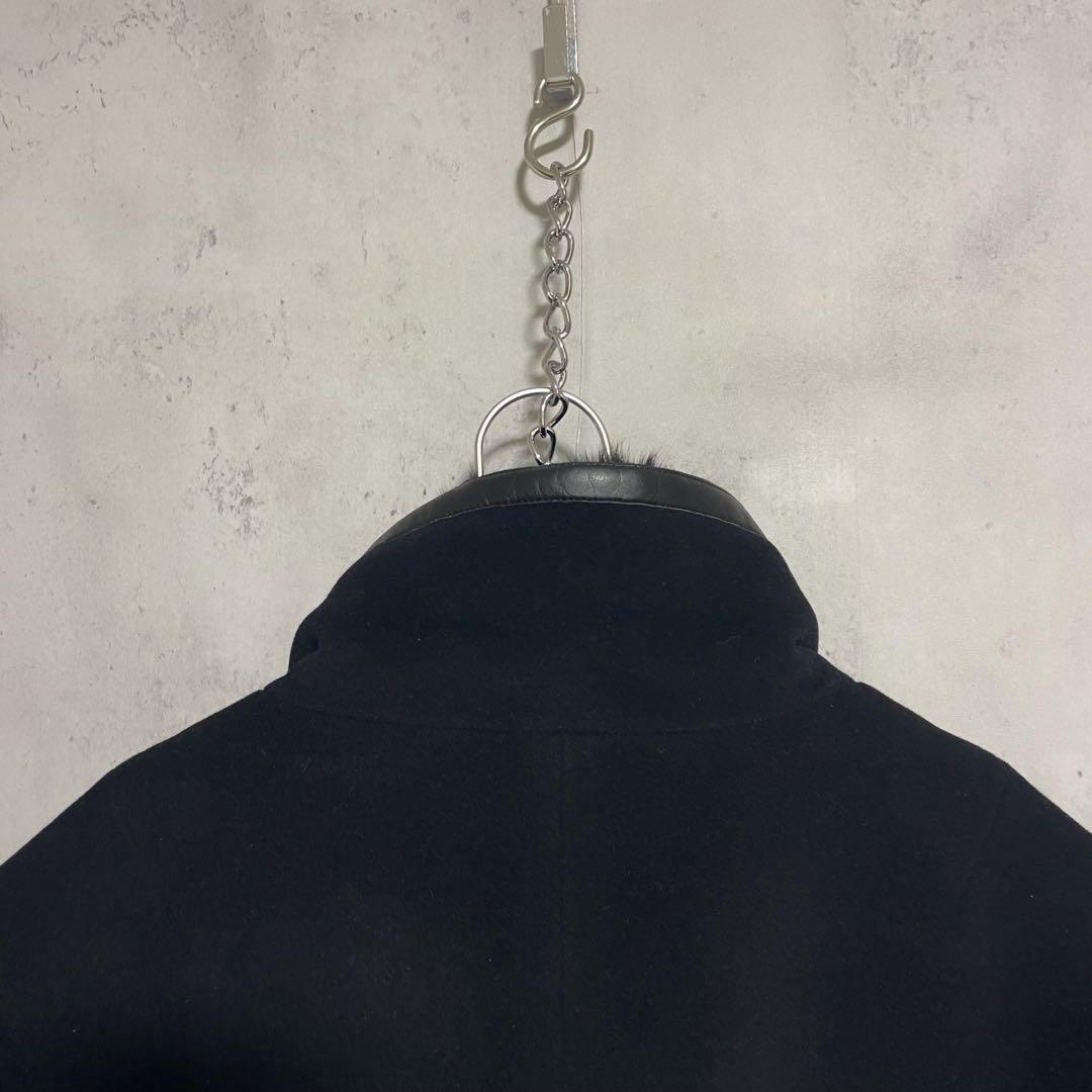 希少　ヴィヴィアンタム アンゴラ混チャイナジャケット 黒 ショートコート