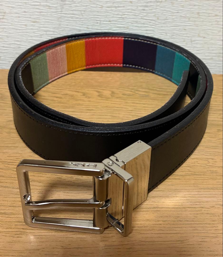 ポールスミス 牛革リバーシブルベルト