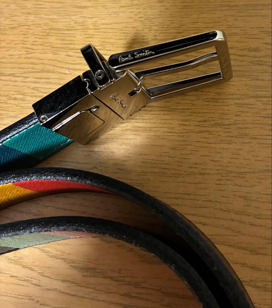 ポールスミス 牛革リバーシブルベルト