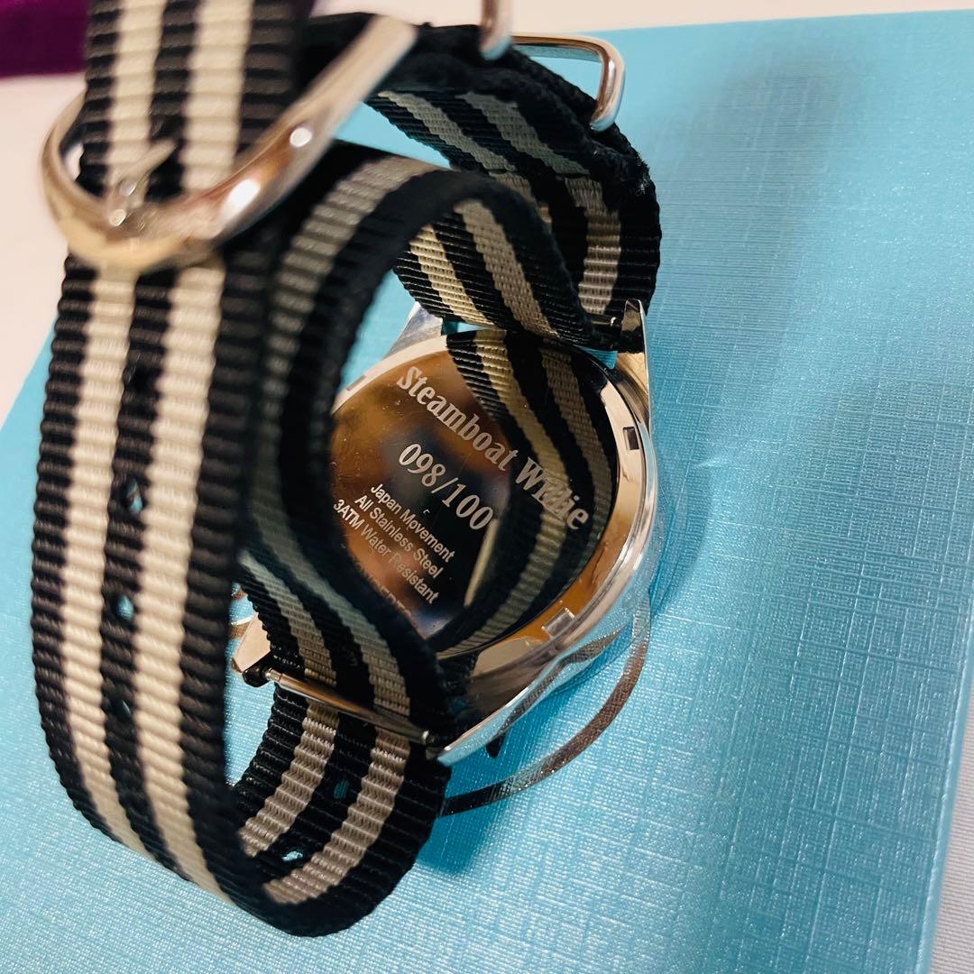 【100台限定】ミッキーマウス　腕時計　蒸気船　ウィリー