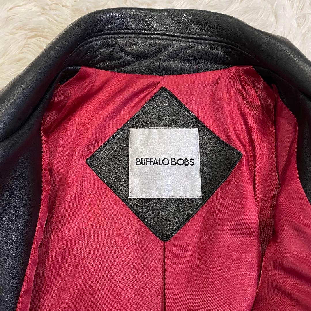 BUFFALO BOBS PUREGOLD ダブルライダース 羊革 ブラック