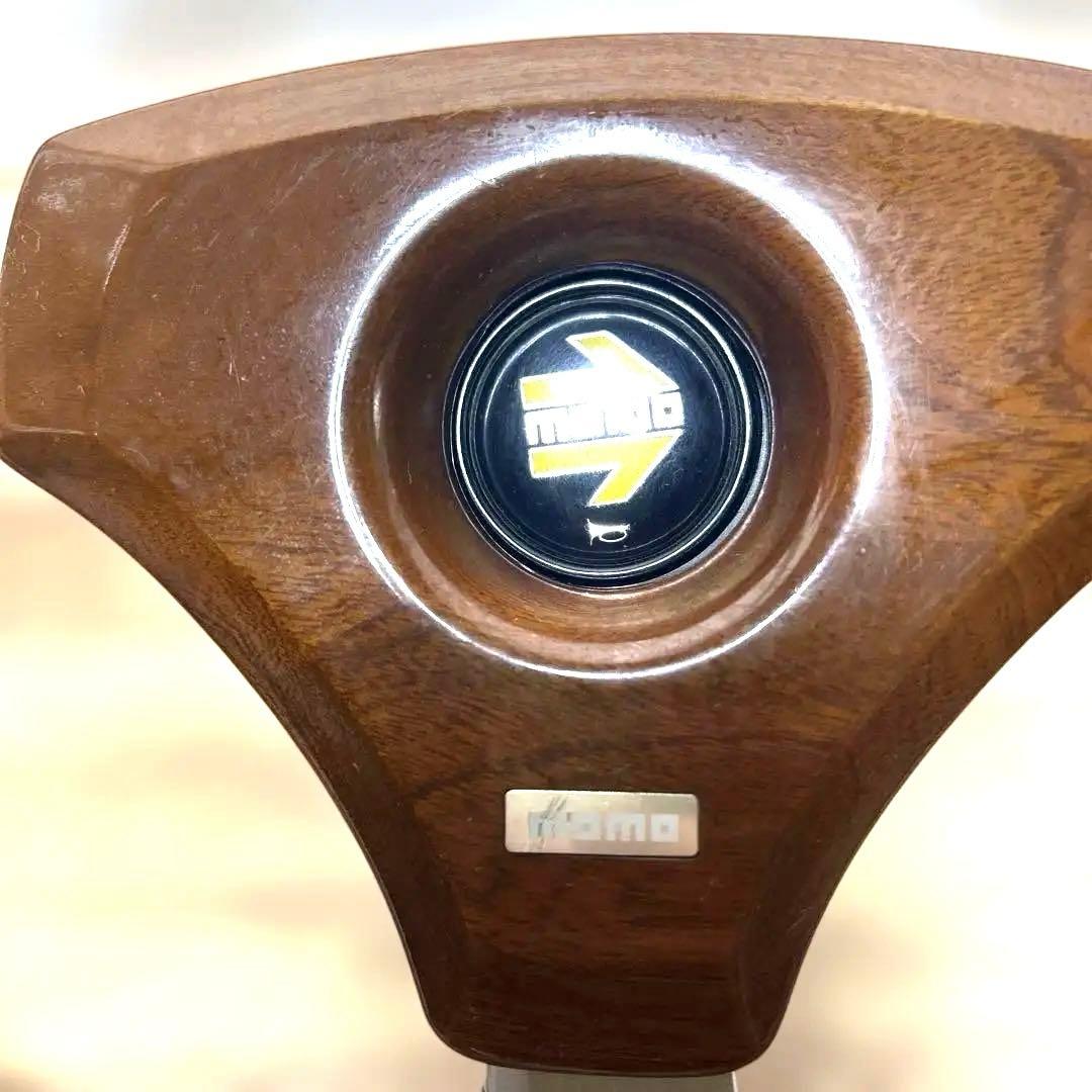 MOMO ウッドステアリング 希少ビンテージ