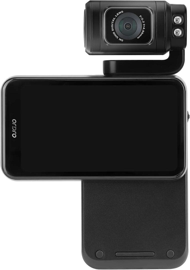 Ordro M3 Vlog ハンディ型 5K ビデオカメラ手ぶれ補正機能