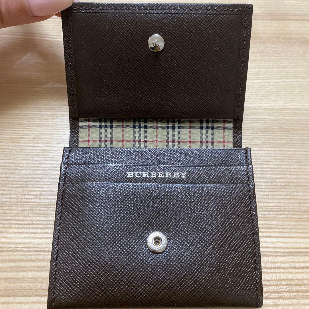 BURBERRY ブラウンレザー ケース　バーバリー　レディース　メンズ