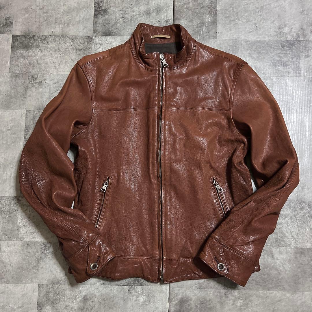 ジャケット・アウター banana republic cowhide leather jacket