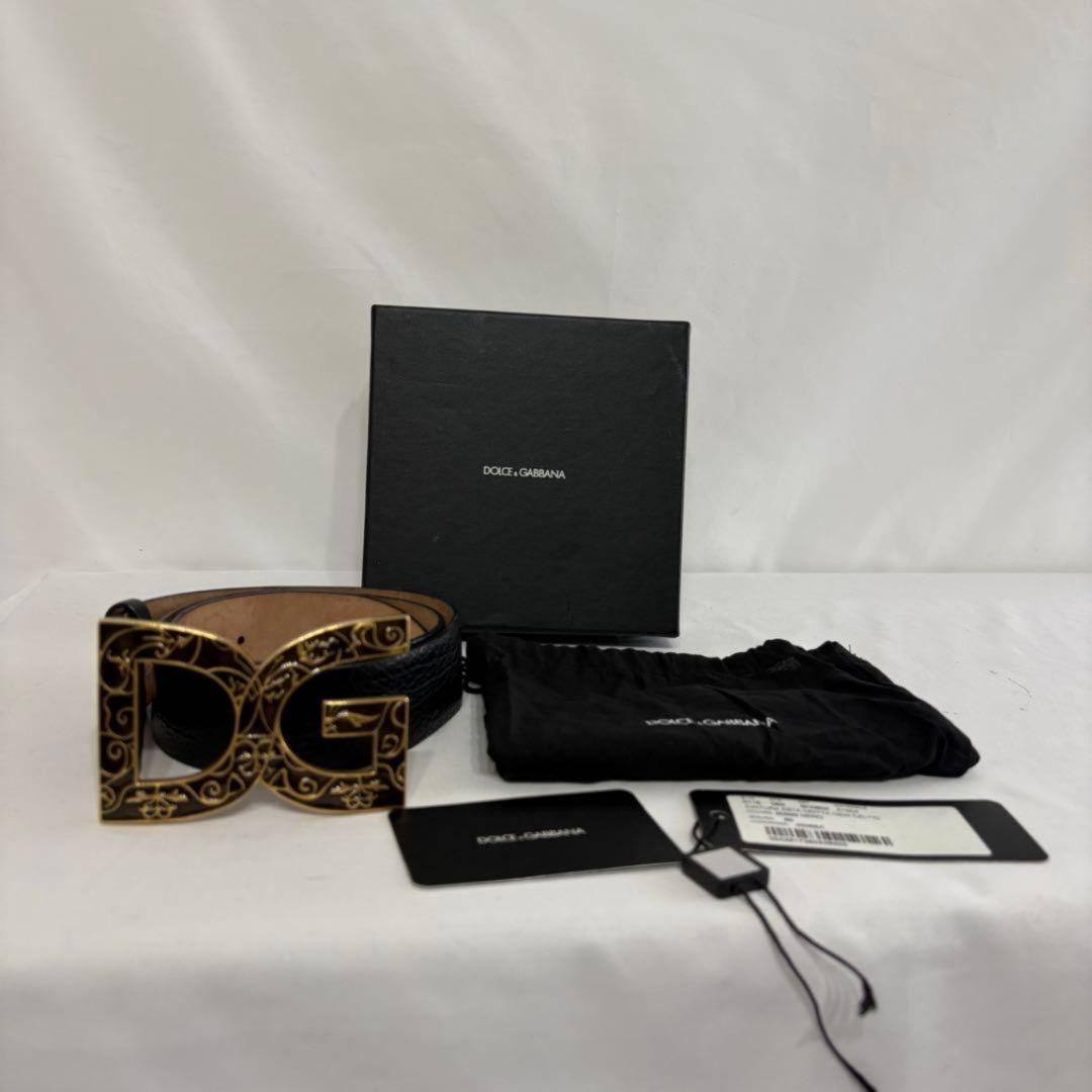 ドルチェ&ガッバーナ ローズ ベルト レザー y2k swag archive