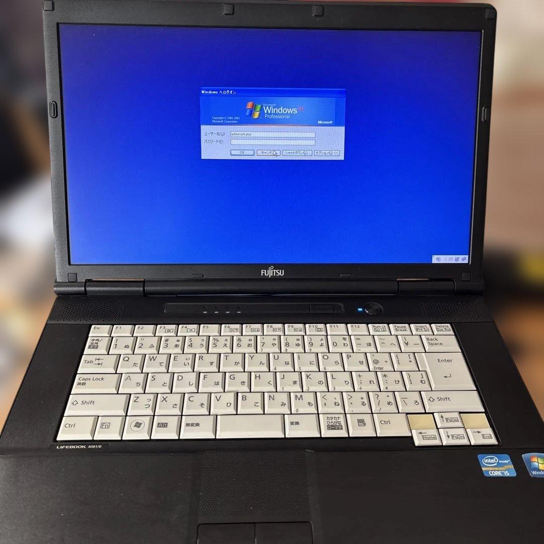 ノートパソコンWindows XP