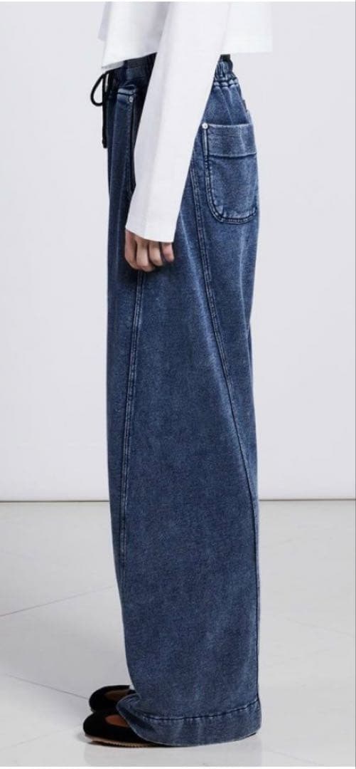 DOUBLE STANDADRD CLOTHING インディゴワイドパンツ 36