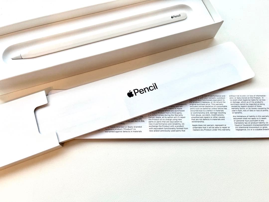 [純正]新品未使用　Apple Pencil ホワイト箱つき(第2世代)