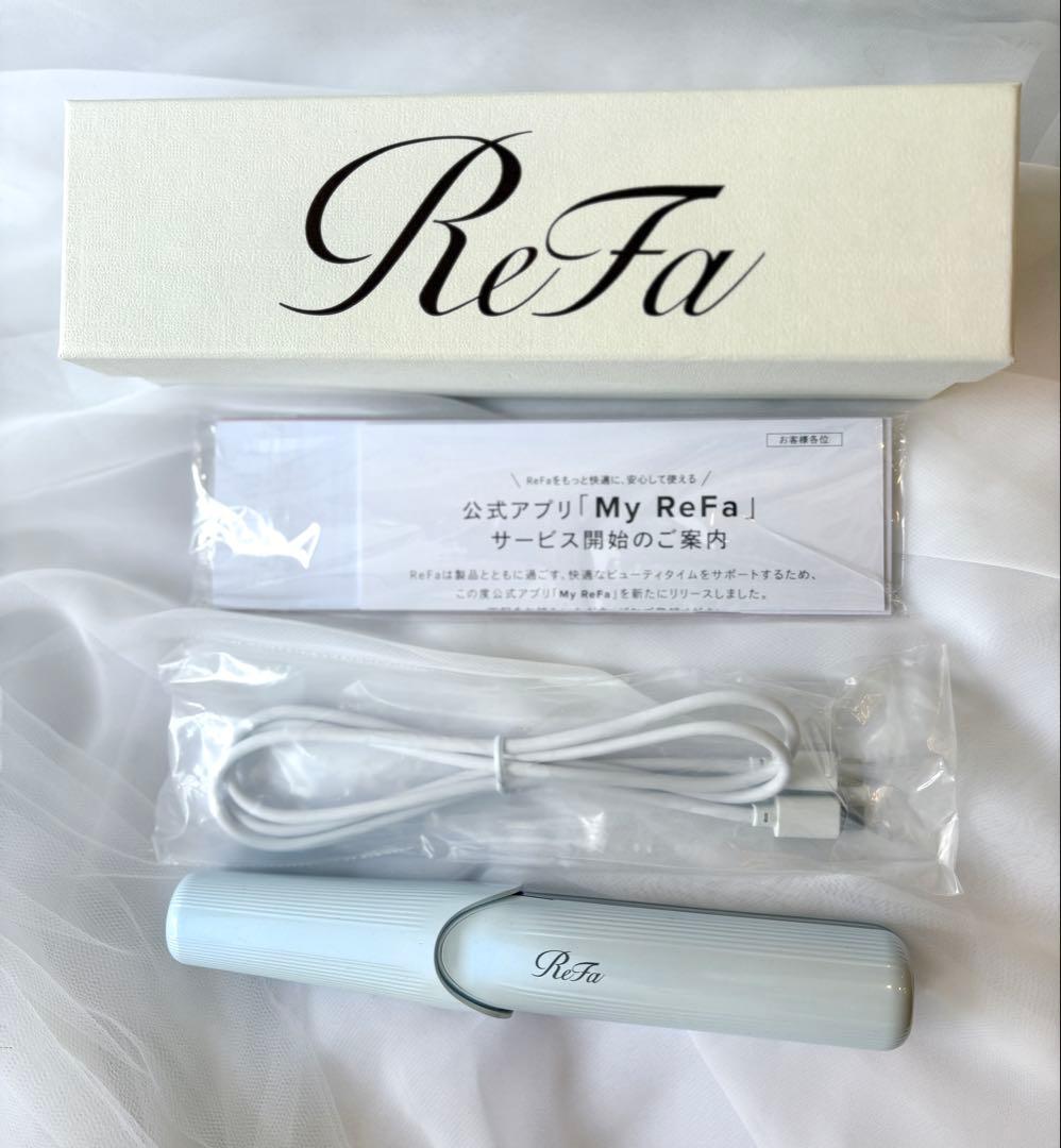 リファ　フィンガーアイロンST ホワイト2025.12月購入　通電確認のみ 美品