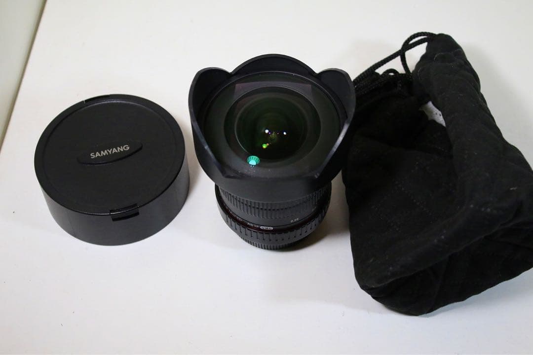 SAMYANG 広角レンズ 14mm F2.8 キャノンマウント箱あり