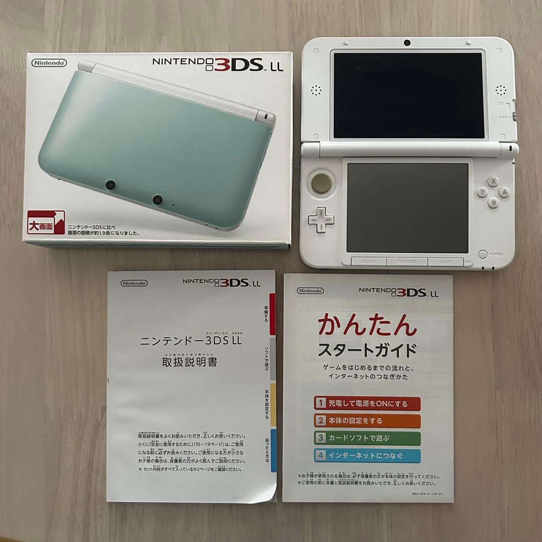 3DSミスティピンク 3DSLLミントグリーン カセット5本セット