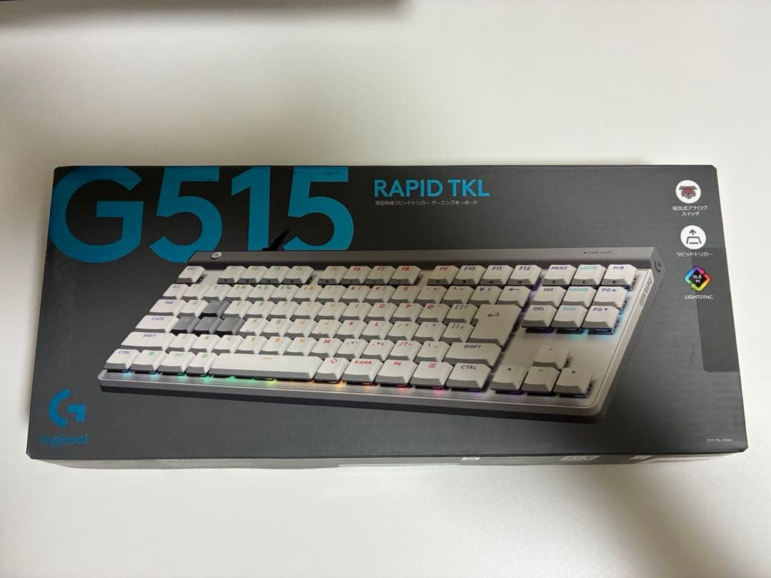 logicool g ラピッドトリガー g515 rapid tkl 薄型