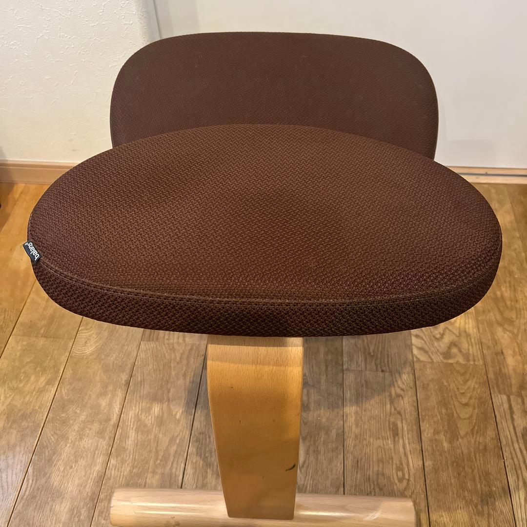 【訳あり品】サカモトハウス　バラウスイージー　バランスチェア　ブラウン