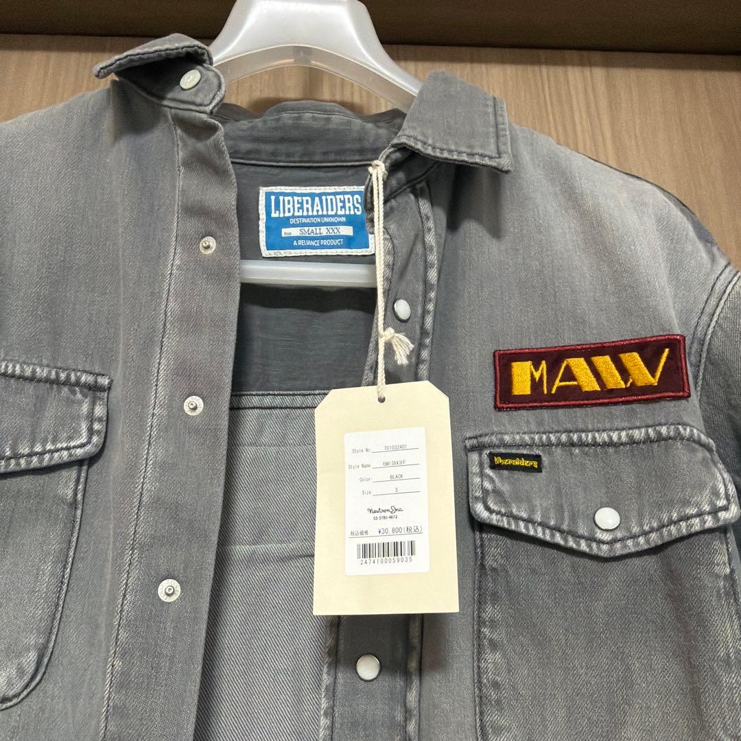 【新品】LIBERAIDERSリベレイダースRIMAKE DENIM SHIRT