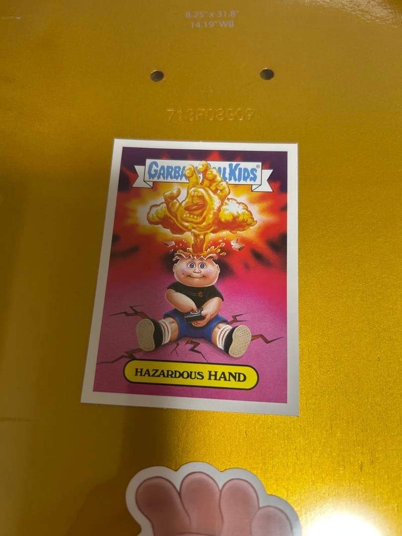 サンタクルーズ コラボ 限定 デッキ スケートボード ガベージペイルキッズ