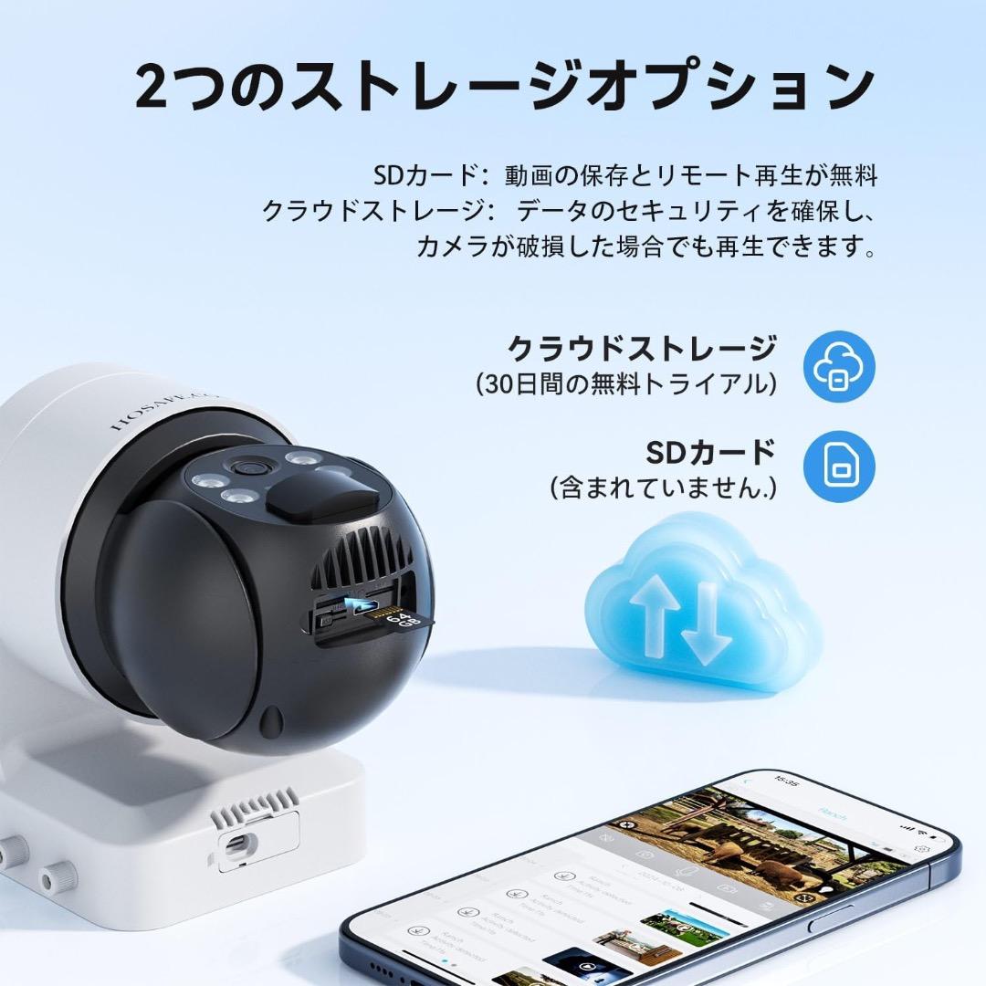 新品　4GLTE防犯カメラ 64GMicro SDカード 360度 simカード