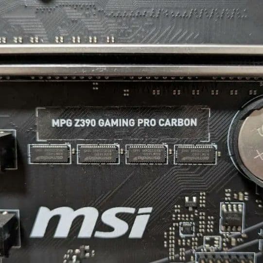 【動作確認済み】Intel corei7 9700KFとMSI MPG Z390