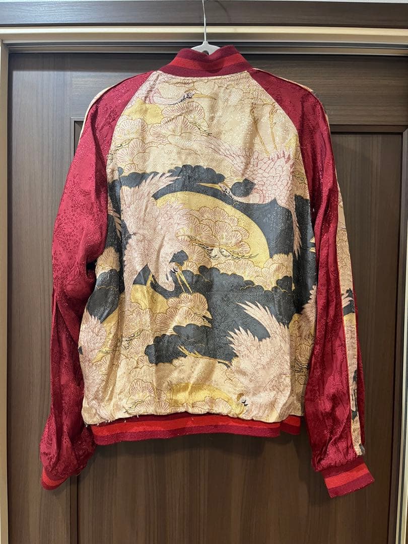 ゲリラ割り 希少 スカジャン スクリプト SCRIPT 芸者 花旅楽団