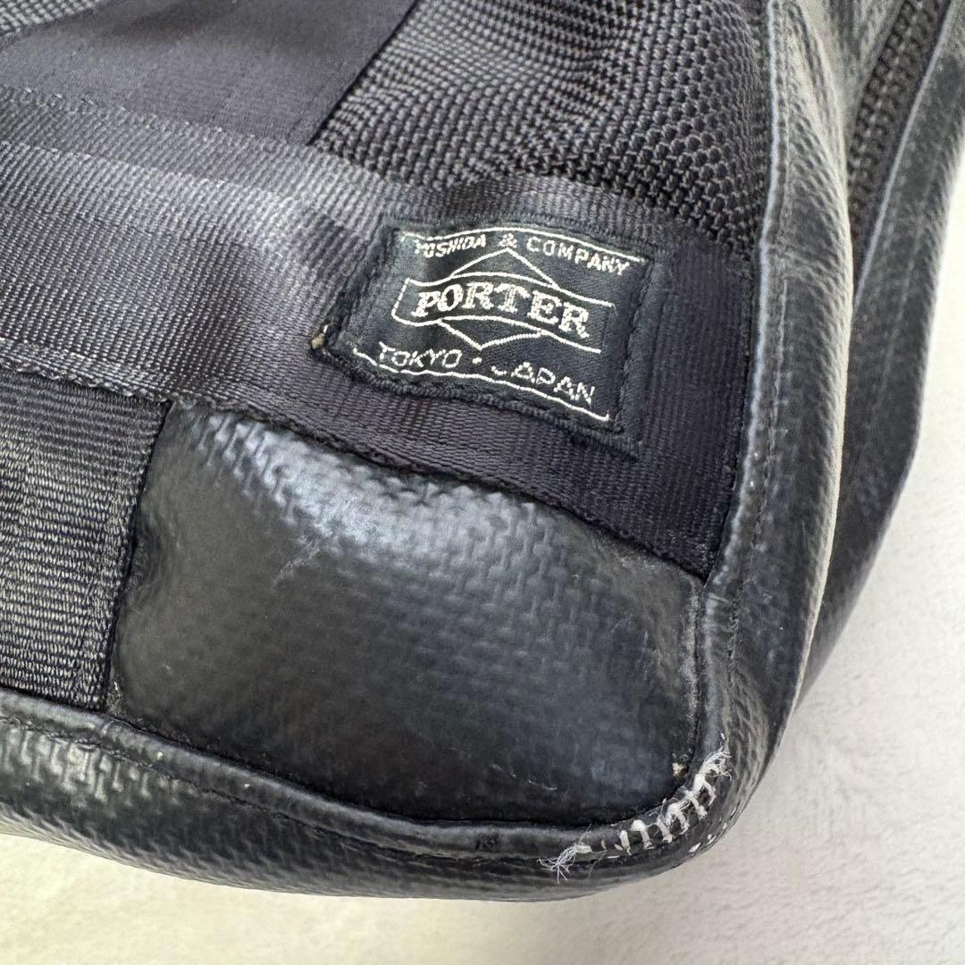 （値下）ポーターPORTERヒートHEAT トートバッグ 黒 吉田カバ 2way