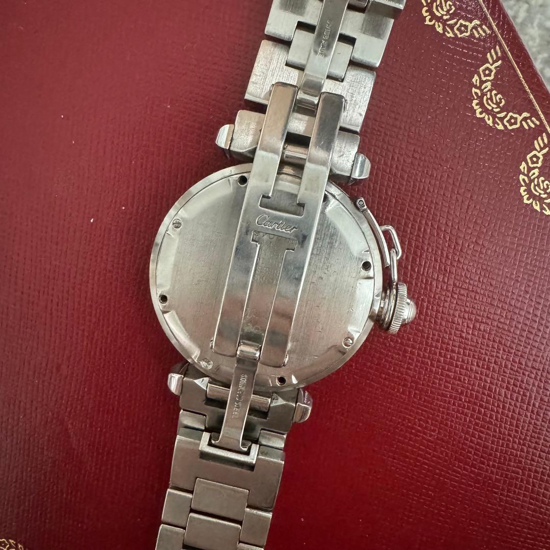 Cartier カルティエ　パシャC W31015M7自動巻　白文字盤　腕時計
