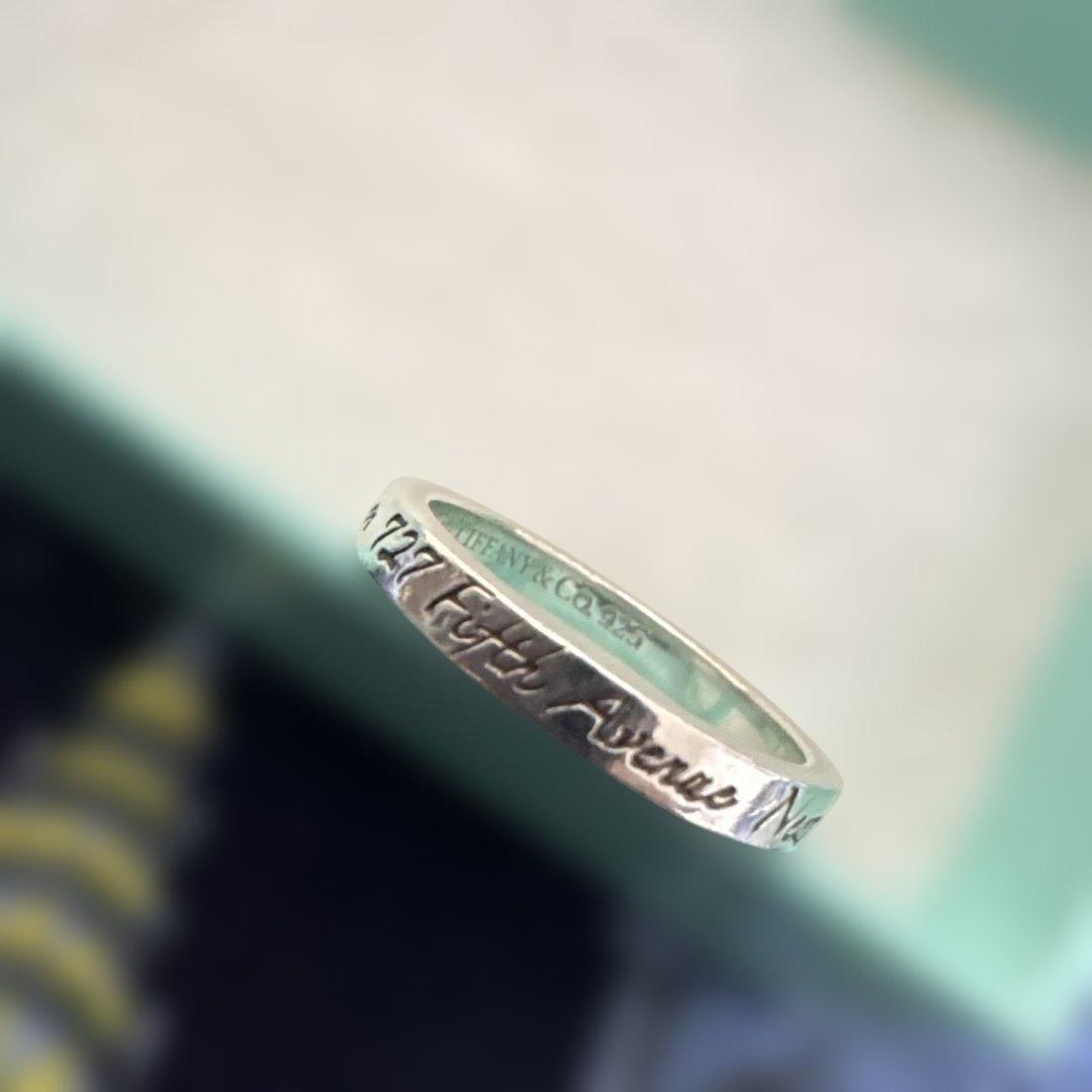 ひ*り様 Tiffany & Co. シルバー925 リング/ノーツ　ナローリン