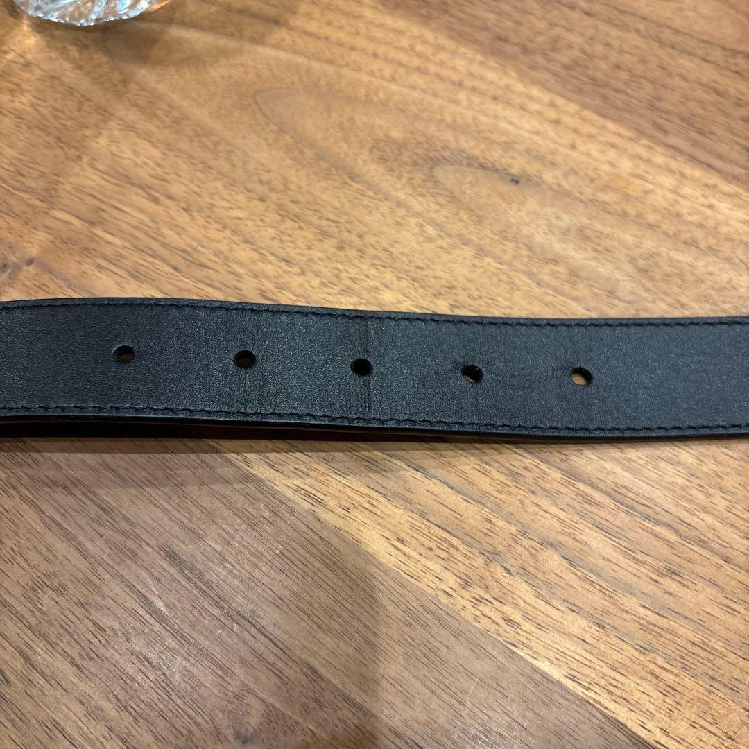 ルイヴィトン☆レザー ベルト チェッカーパターン バックル