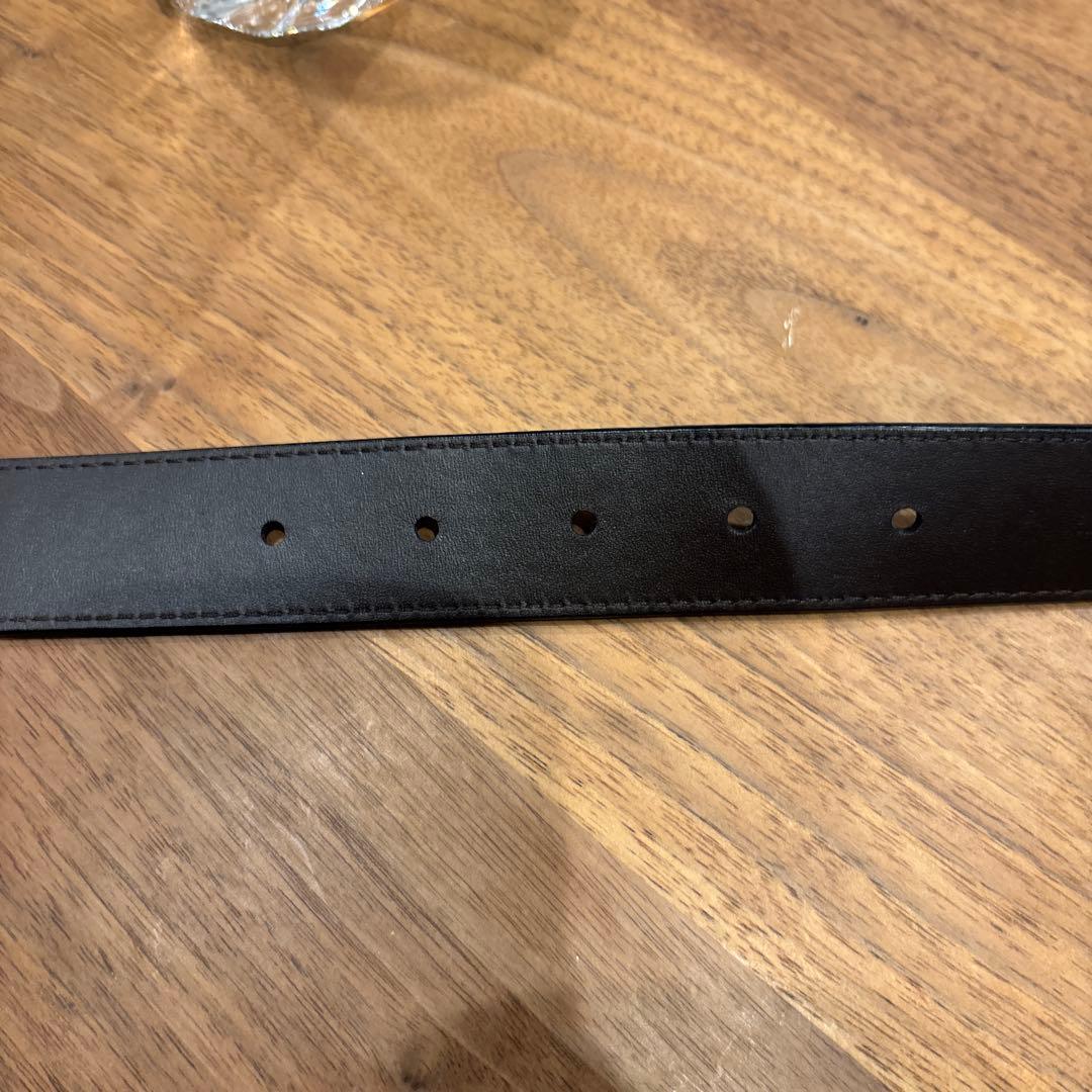 ルイヴィトン☆レザー ベルト チェッカーパターン バックル