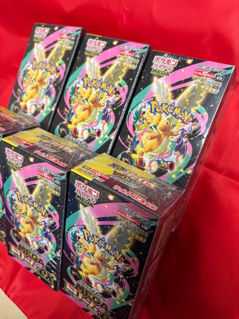 【新品未開封シュリンク付】MEGAドリームex 6BOX ポケモンカードゲーム