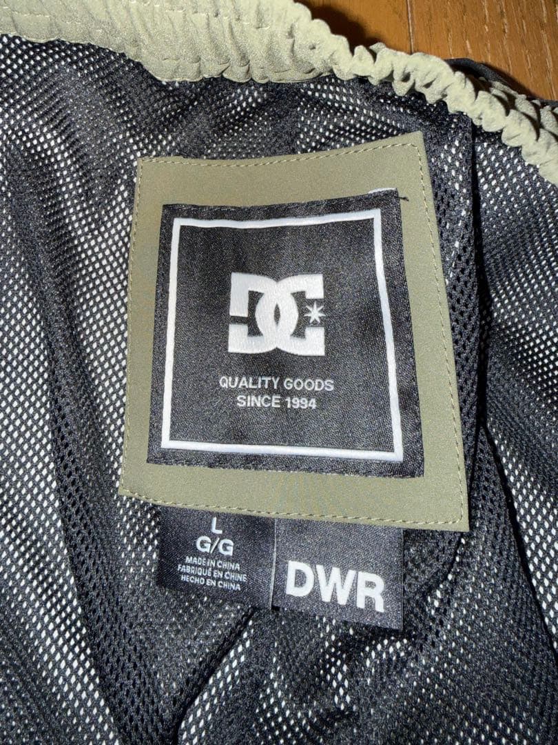 スノーボードウェア　カーキ　DC 上下セットL