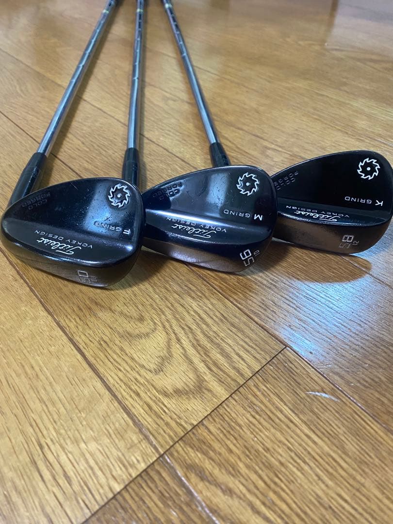 Vokey ボーケイ　コールドフォージドブラック3本セット