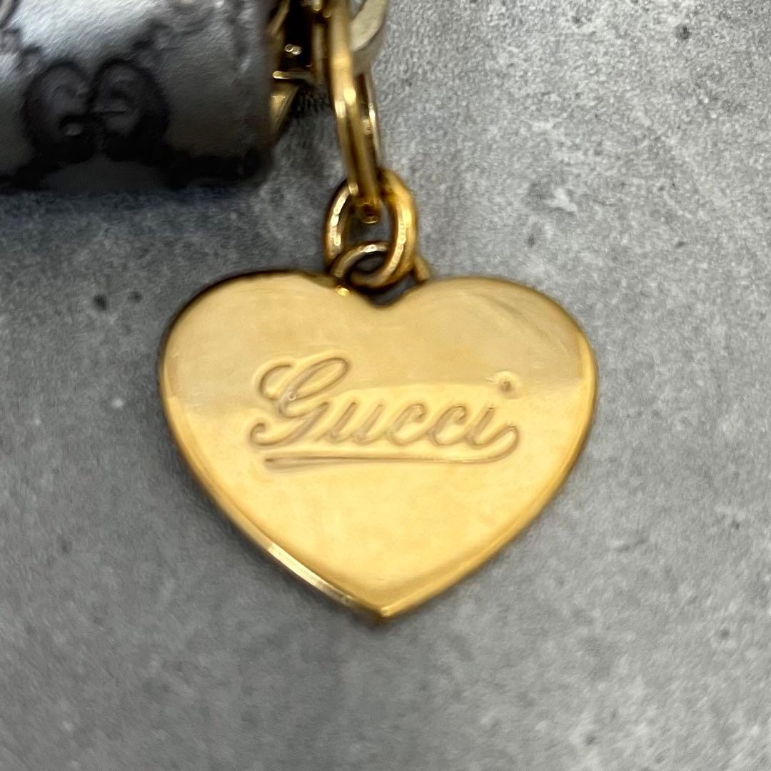 極美品✨ GUCCI ミニ 財布 ラウンドファスナー マイクロシマ レザー