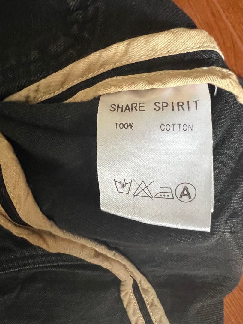 Share Spirit ミリタリージャケット ブラック