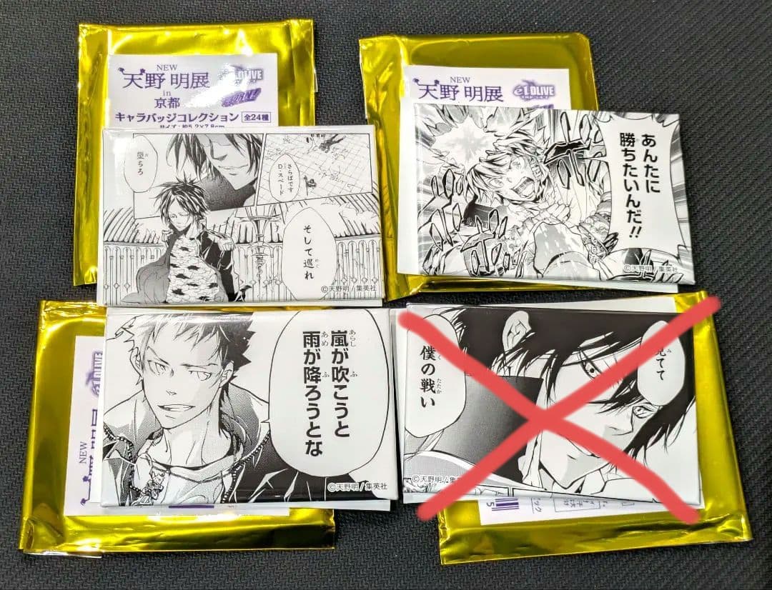 天野明展 in 京都 キャラバッジコレクション　ツナ　骸　山本武　セット