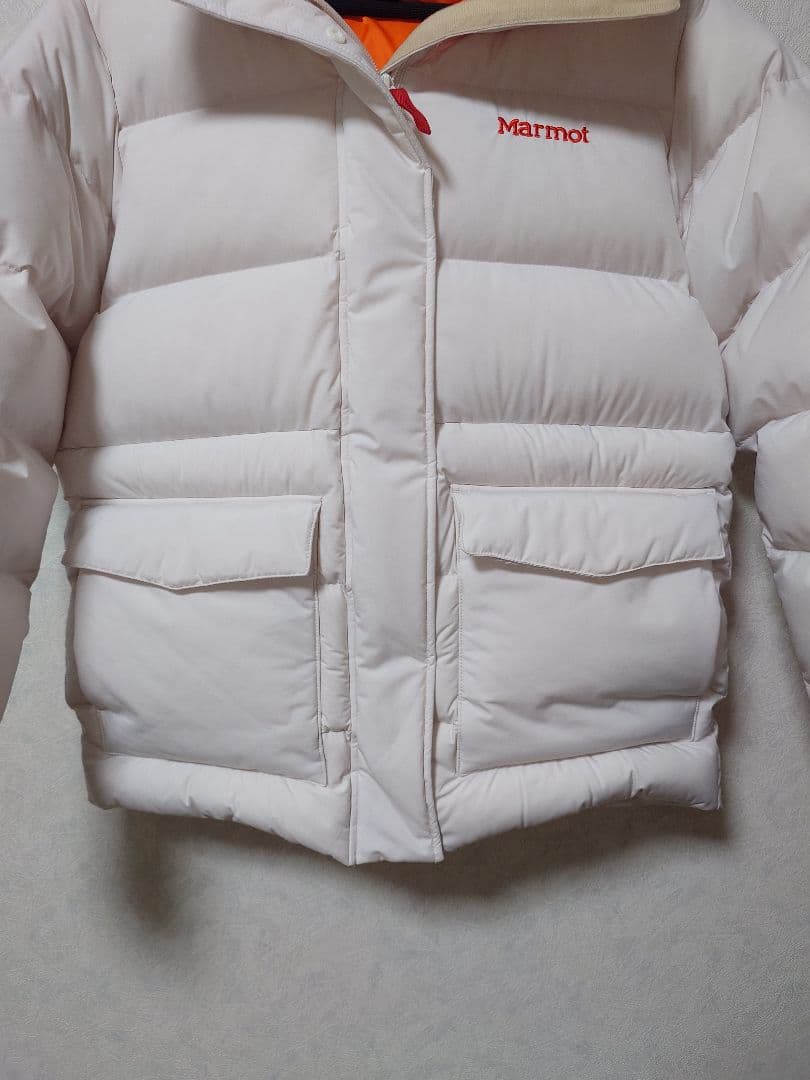 Marmot ホワイト 白 ダウンジャケット レディース S