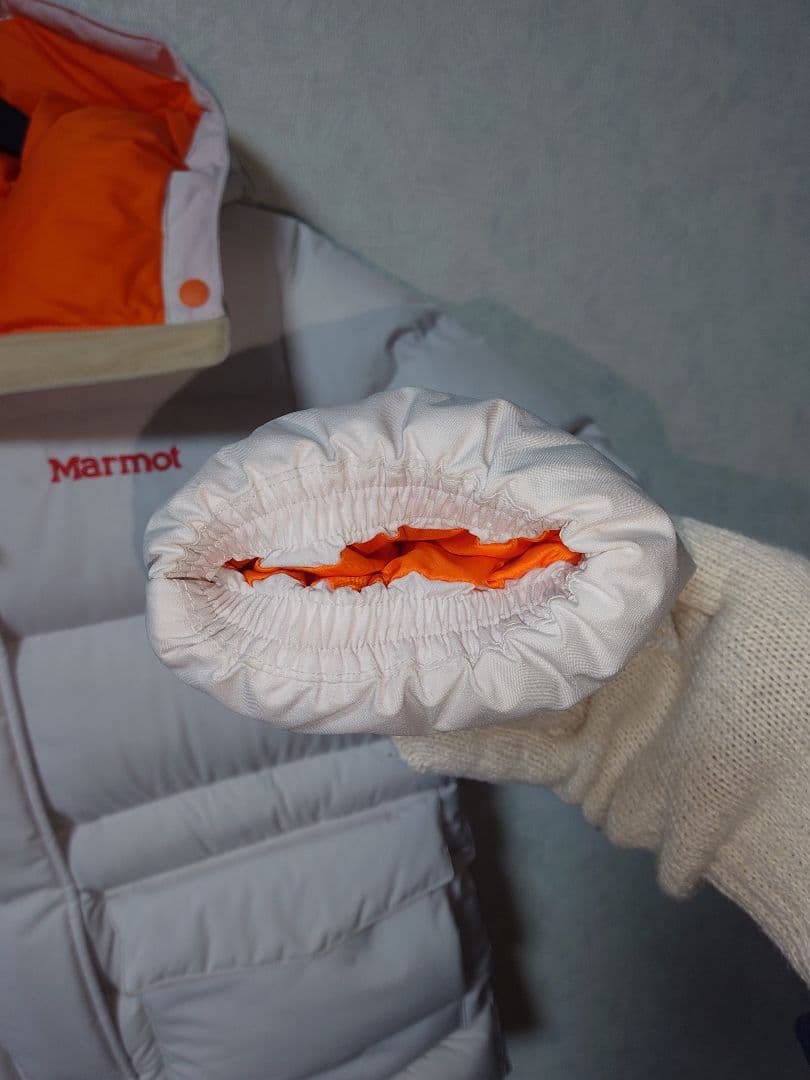 Marmot ホワイト 白 ダウンジャケット レディース S