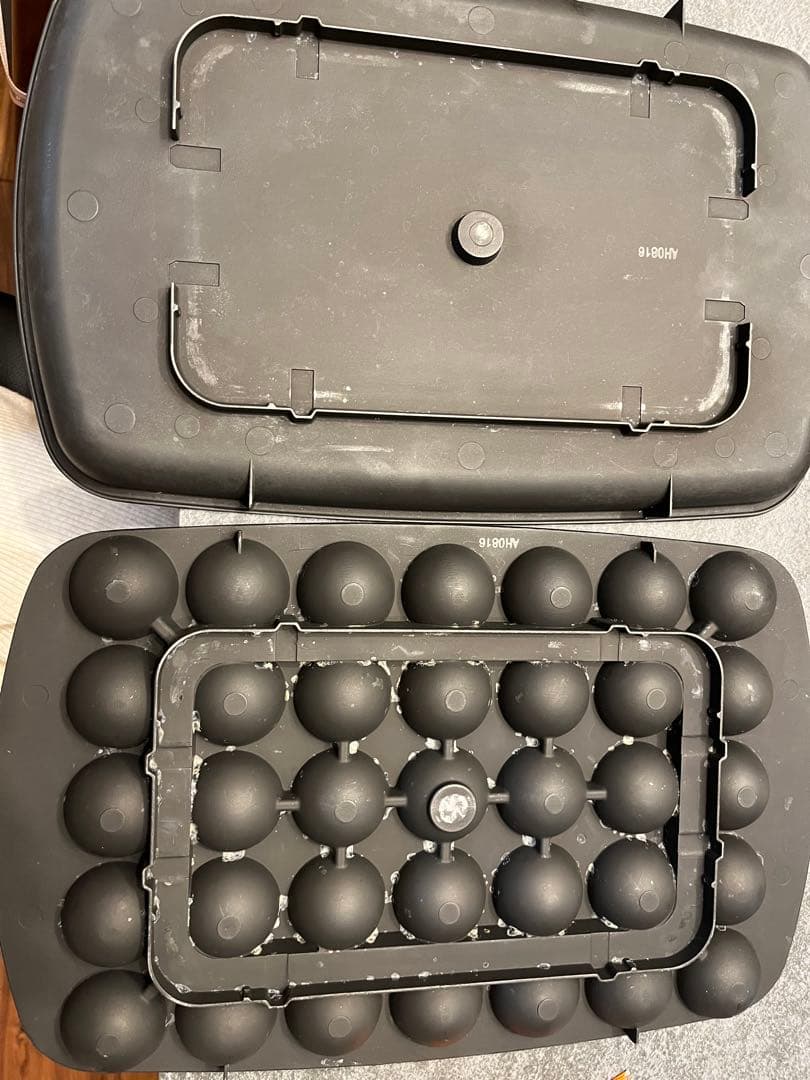 BRUNO ホットプレートグランデ　オレンジ　プレート3枚セット売り