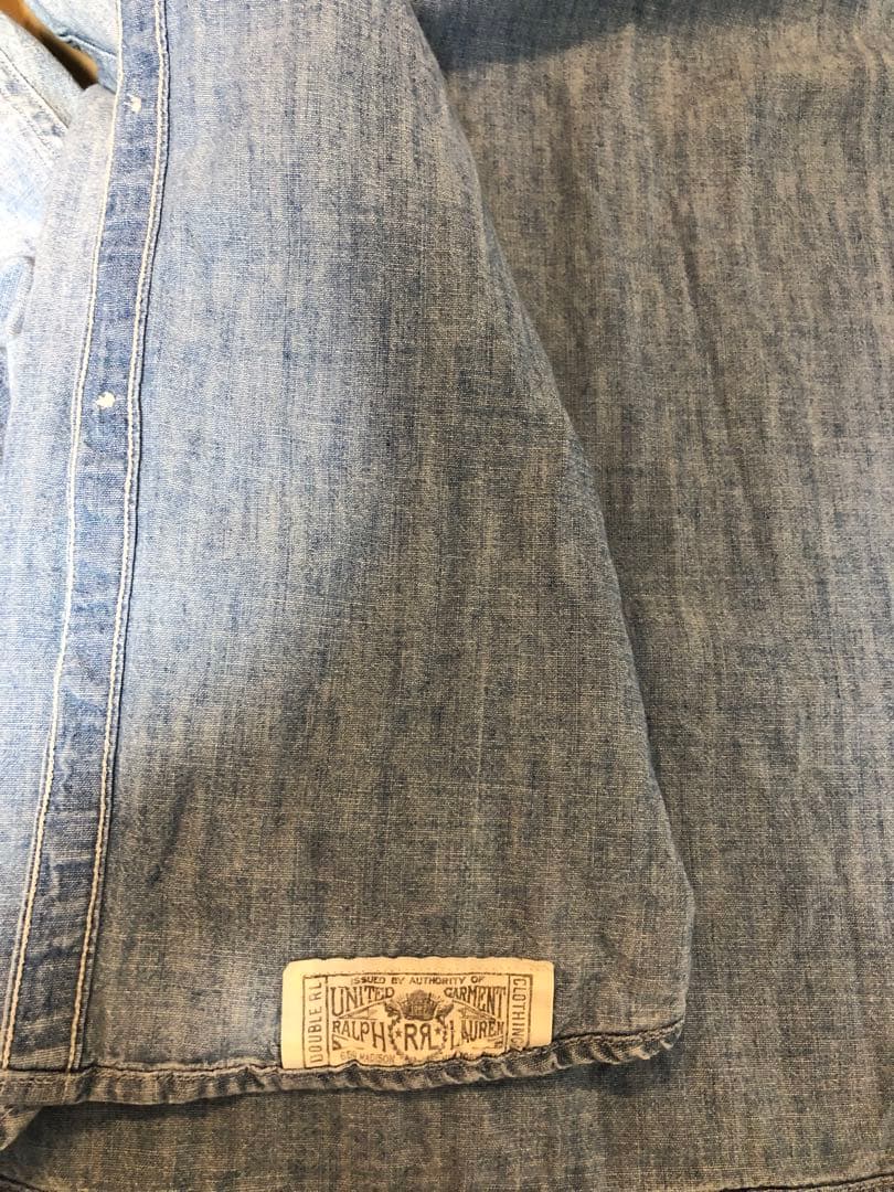 「サイズ誤記載だった為訂正」木村拓哉着用　RRL シャンブレーシャツ S