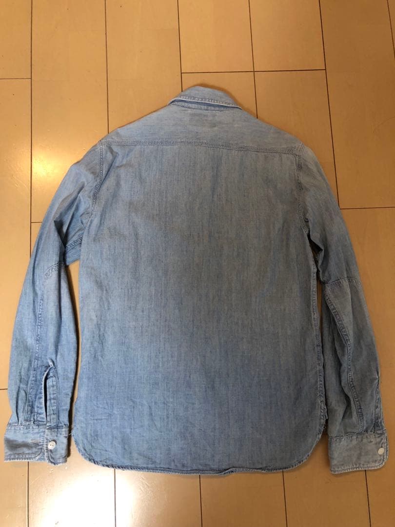 「サイズ誤記載だった為訂正」木村拓哉着用　RRL シャンブレーシャツ S