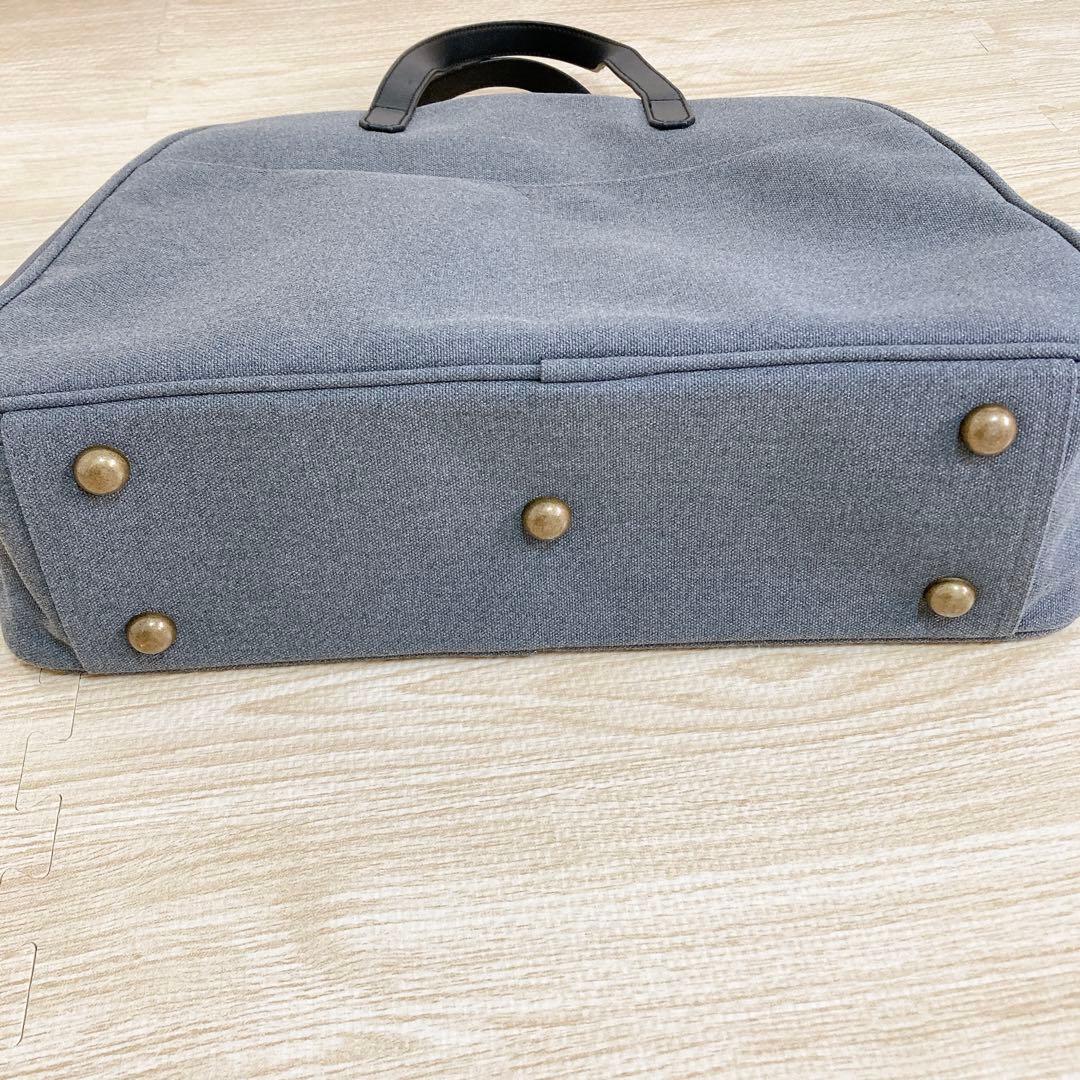 北欧暮らしの道具店　スーツケースみたいに使えるボストンバッグ　チャコールグレー