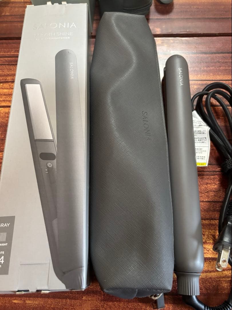 サロニア スムースシャイン ストレートアイロン ヘアアイロン