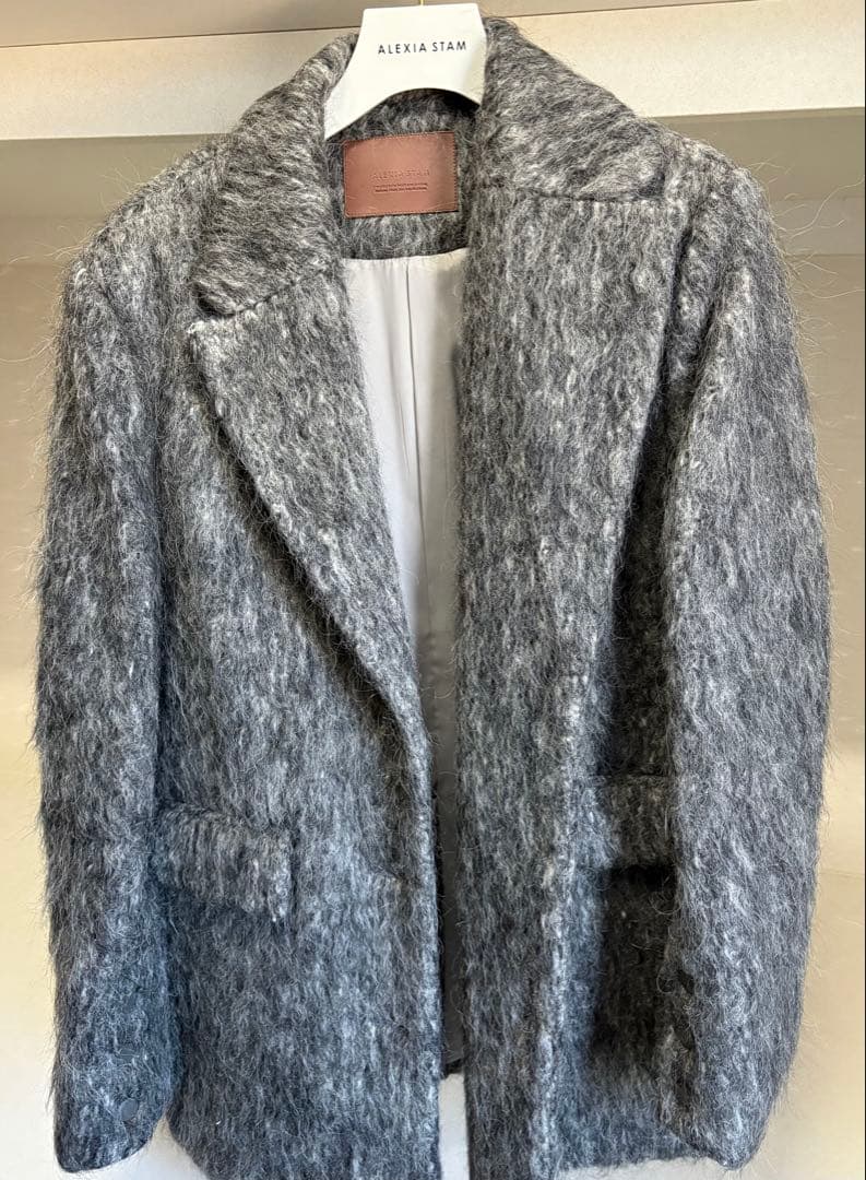 ALEXIA STAM オーバーサイズシャギージャケットS
