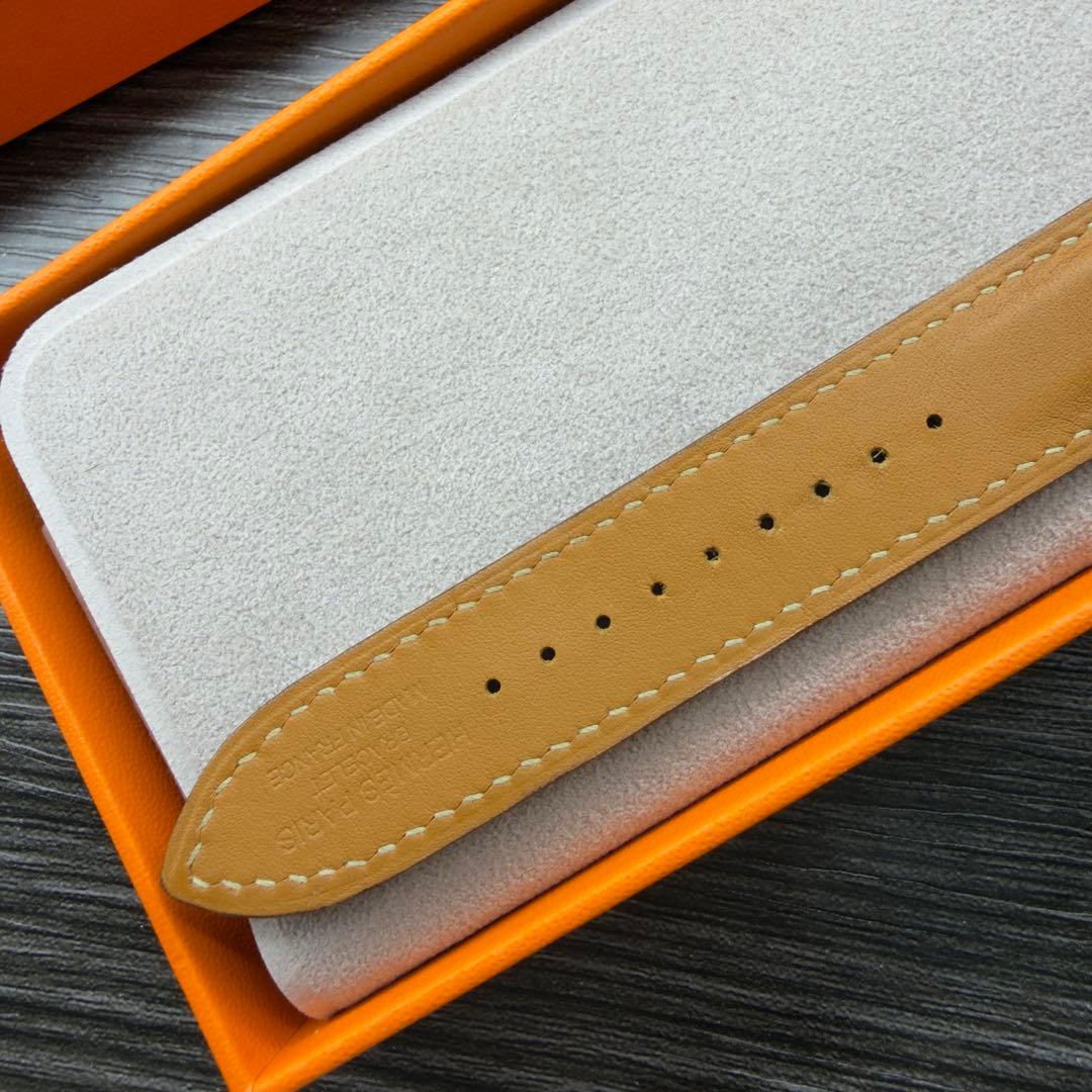 2926 Apple Watch エルメス　ブルー　ロープ柄　ドゥブルトゥール