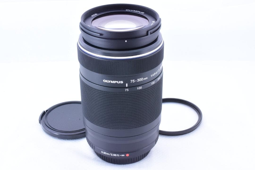 【❄超望遠】オリンパス ED 75-300mm F4.8-6.7 II ブラック