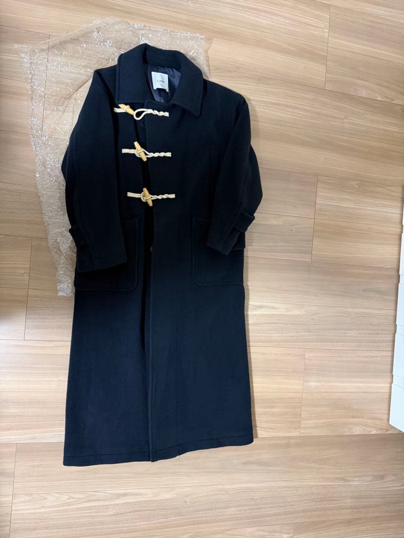 OVER MAXI DUFFLE COAT ネイビー サイズ0