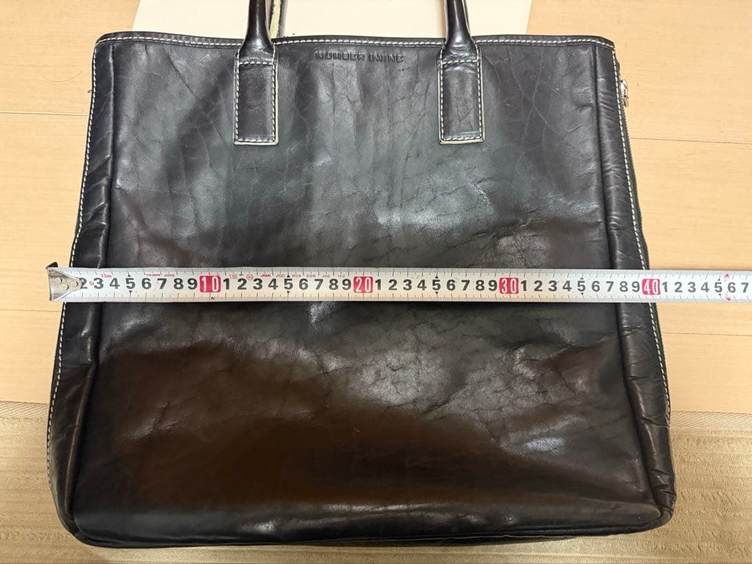 ナンバーナイン　宮下期　レザートートバッグ NUMBER(N)INE